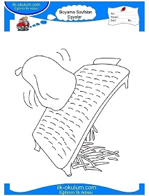 Çocuklar İçin Rende Boyama Sayfaları 